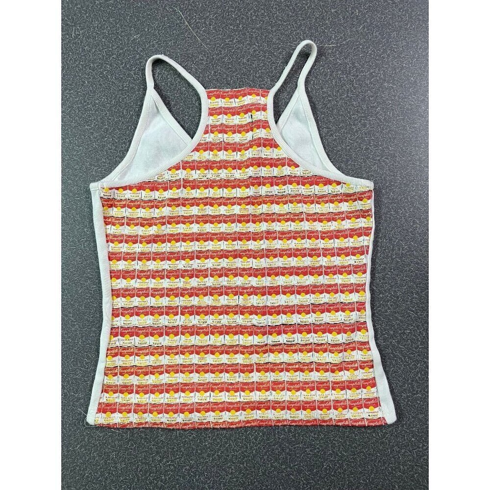 Vtg Rare Andy Warhol Campbell Soup Tank Top, Size M/L see notes (more like XS)